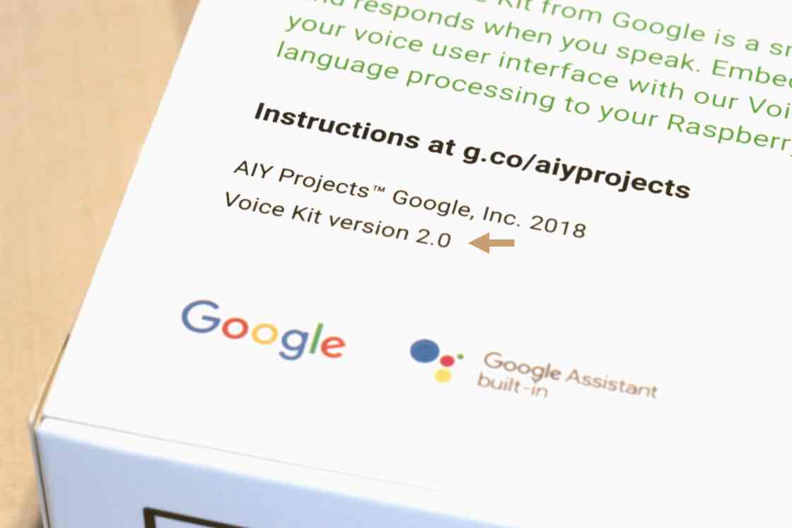 NEW VERSION 2.0 Release  April 15 Google AIY Voice 2018  includes pi zero WH 
